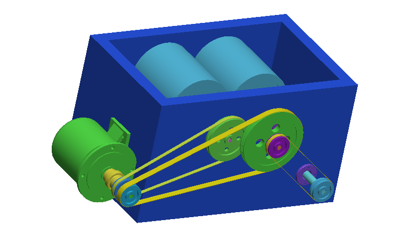 花生脱壳机的设计及运动仿真【三维PROE建模+16张CAD图纸+说明书】
